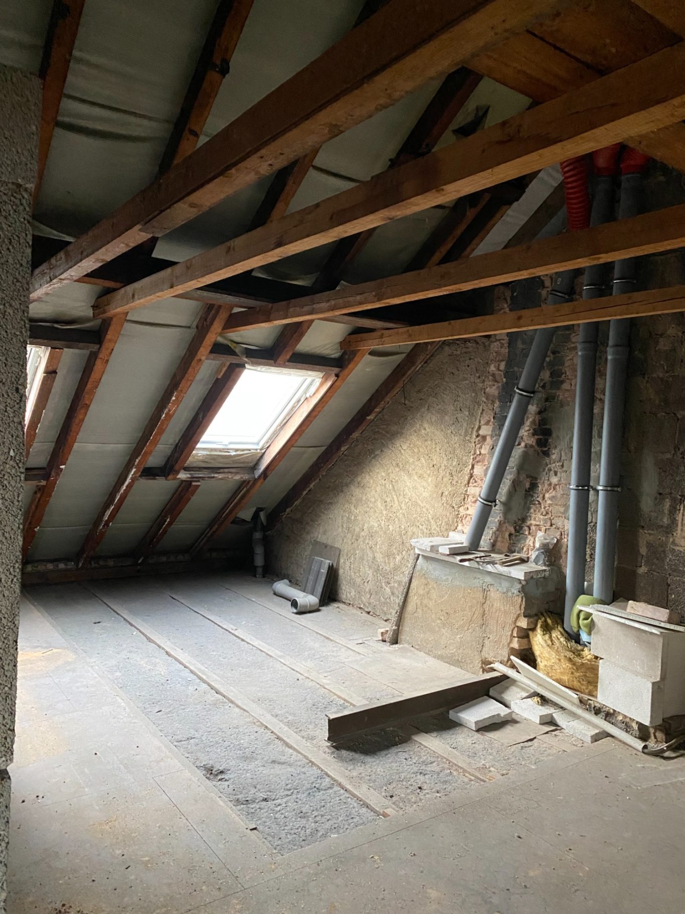 Ausbaufähiger Dachboden